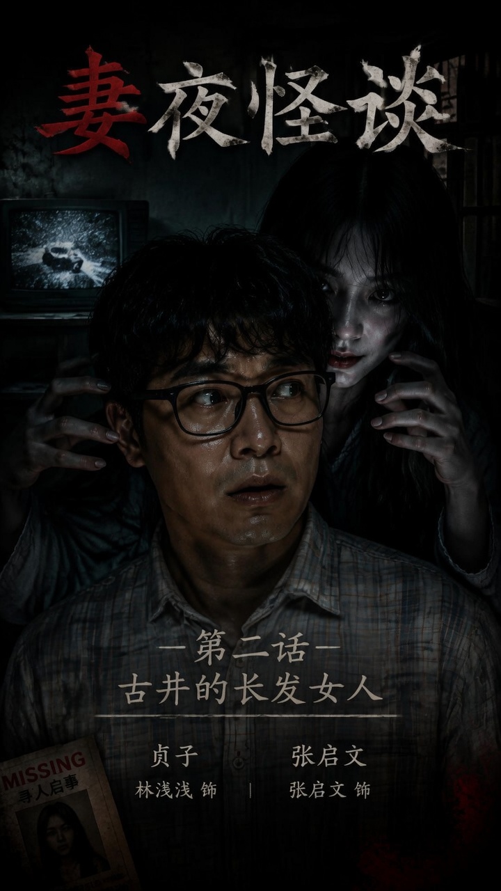 妻夜怪谈 古井的长发女人封面