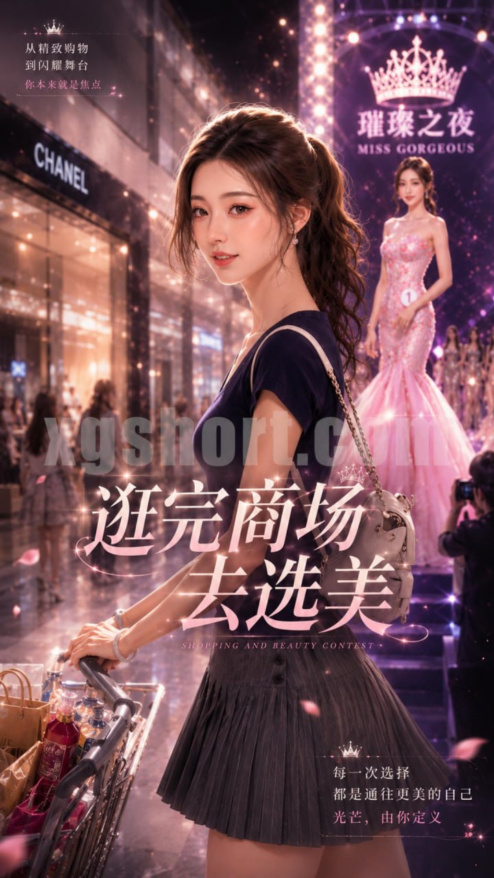 逛完商场去选美封面