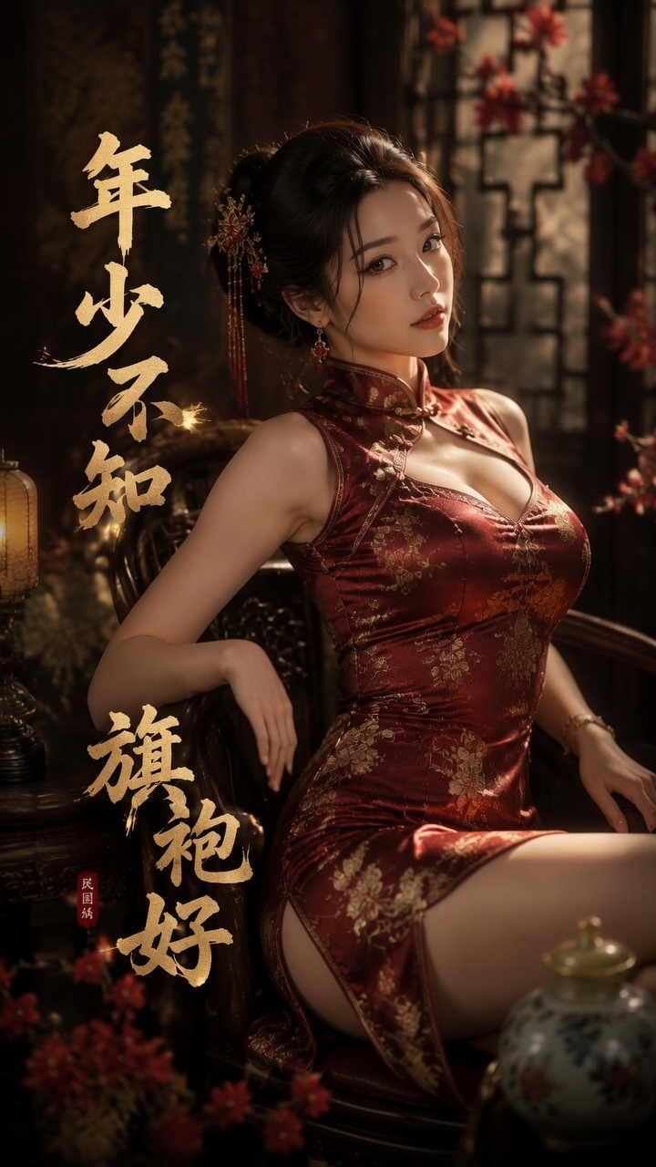 年少不知旗袍好封面