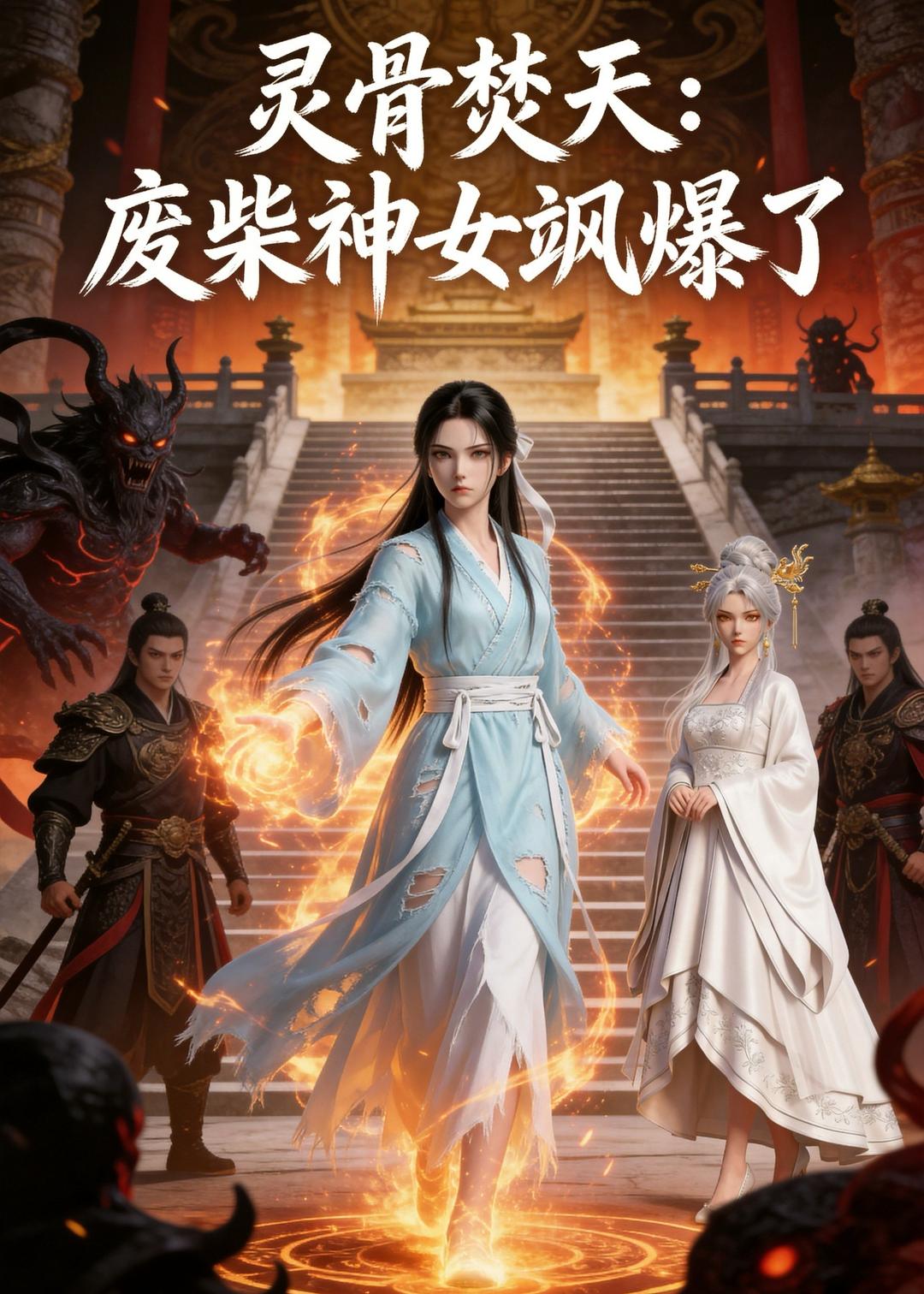 灵骨焚天：废柴神女飒爆了封面