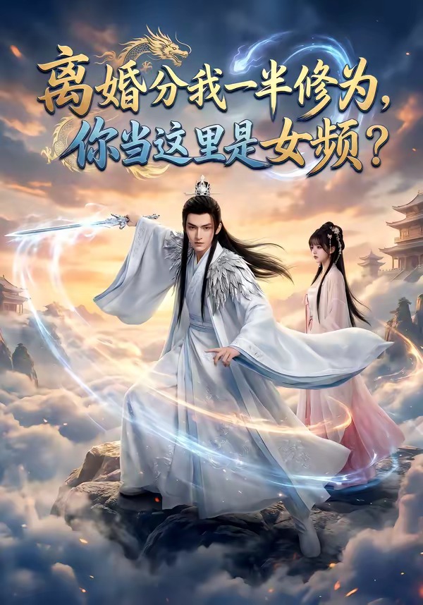 离婚分我一半修为，你当这里是女频？封面
