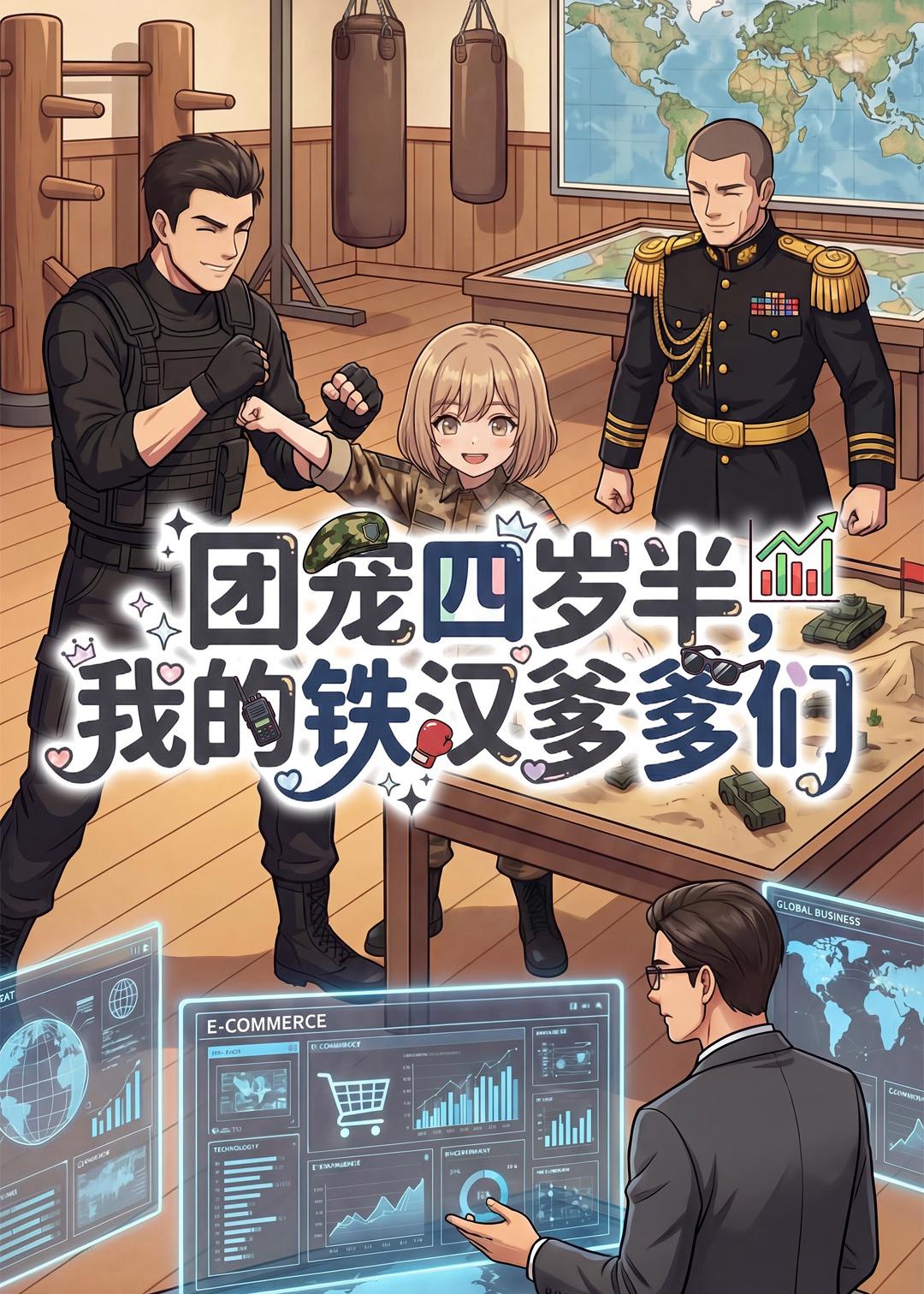 团宠四岁半，我的铁汉爹爹们封面
