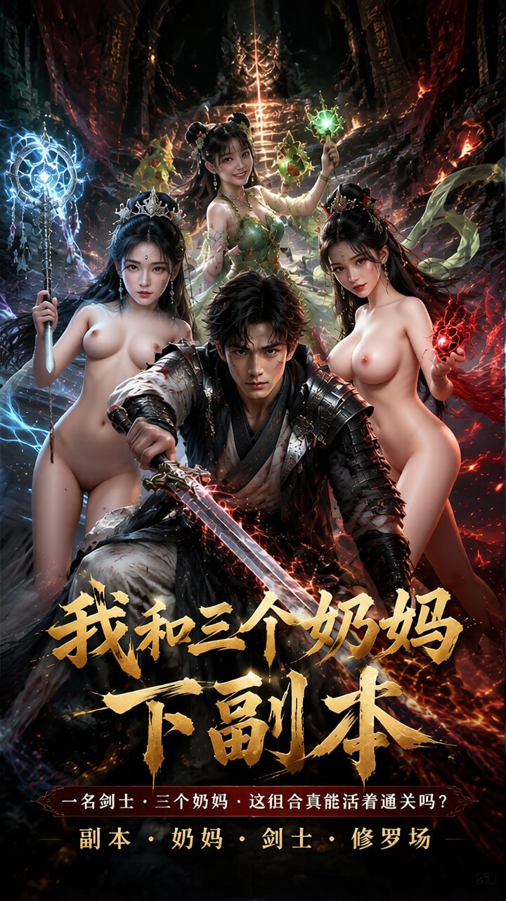 我和三个奶妈下副本封面