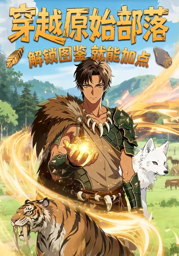 穿越原始部落，解锁图鉴就能加点封面