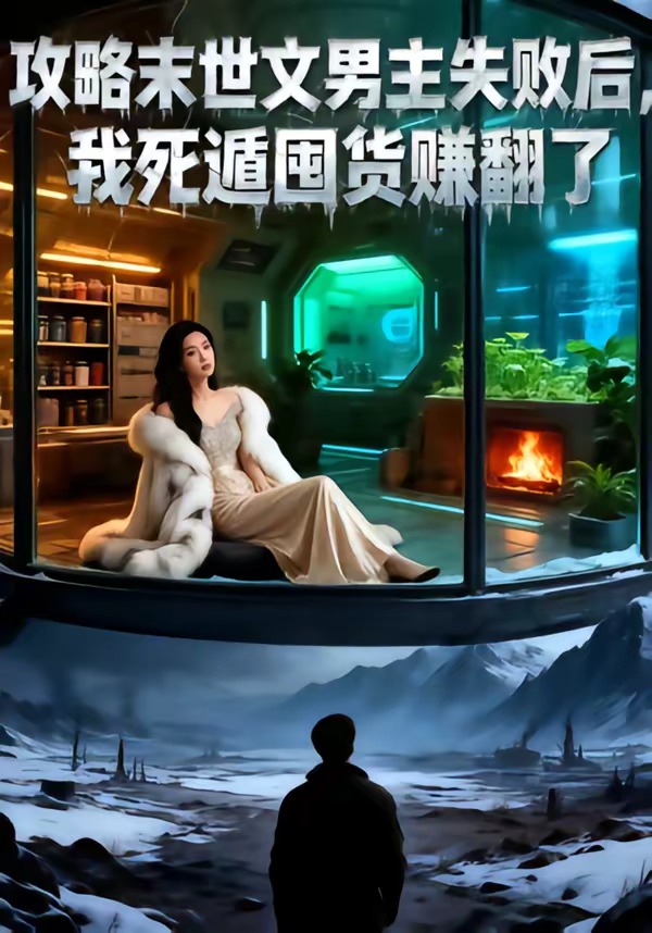 攻略末世文男主失败后，我死遁囤货赚翻了封面