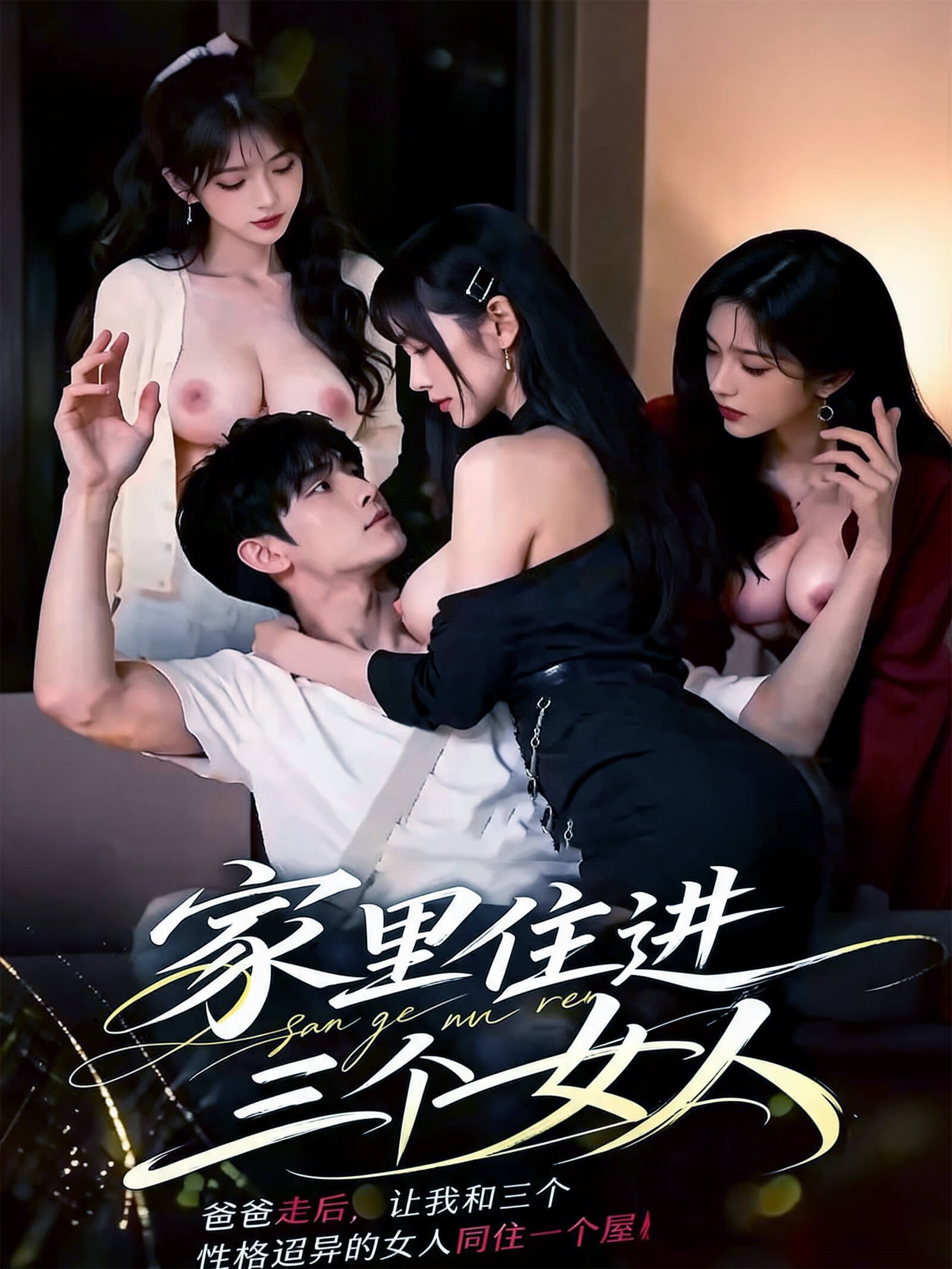 家里住进三个女人封面