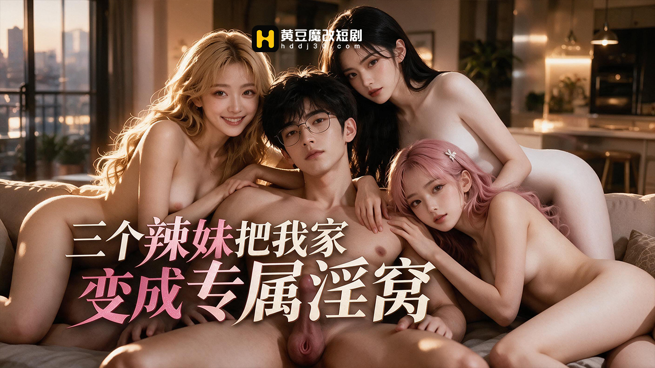 三个辣妹把我家变成专属淫窝封面